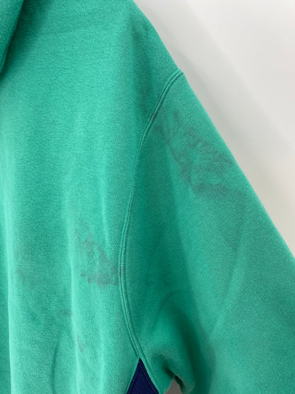 00' NIKE Size XXL Vintage Half-zip Hoodie Sweat-shirt / k173