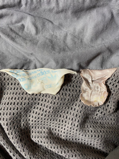 80’s ADIDAS Size No Tag(Approx.L) Vintage Half Zip Outerwear / A6412