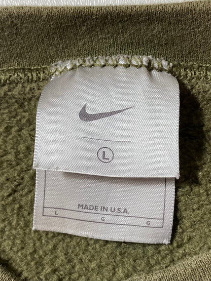90’s NIKE Mini Swoosh Made in USA Size L Vintage Sweat-shirt / 9007
