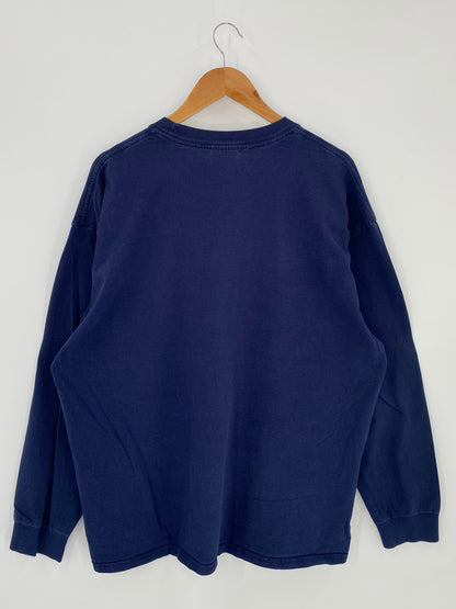 90’s NIKE CENTER SWOOSH Made in USA Size XL Vintage Long Sleeve T-Shirts / A1064