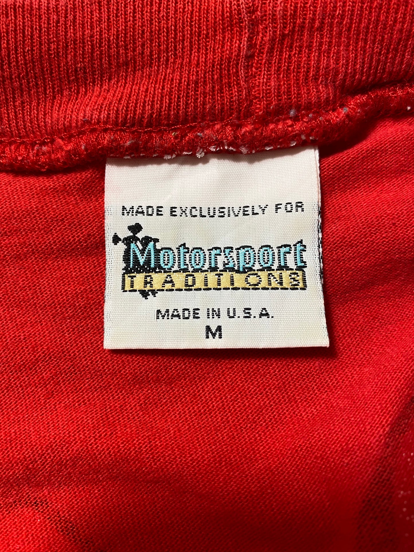 90's DU PONT NASCAR  Made in USA Size M Vintage Racing T-Shirt / k579