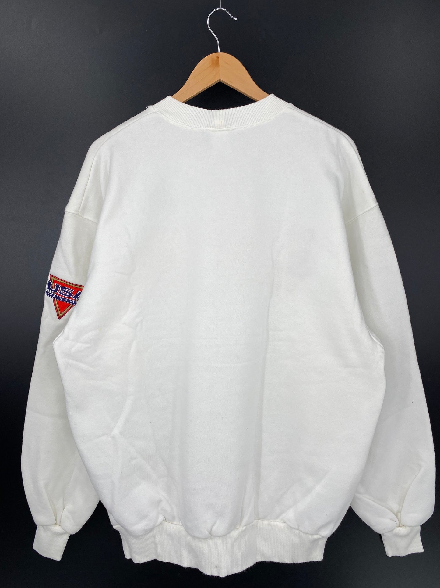 90's Silver tag NIKE USA TRACK & FIELD Made in USA Size XL Vintage Sweat-Shirt / A5069