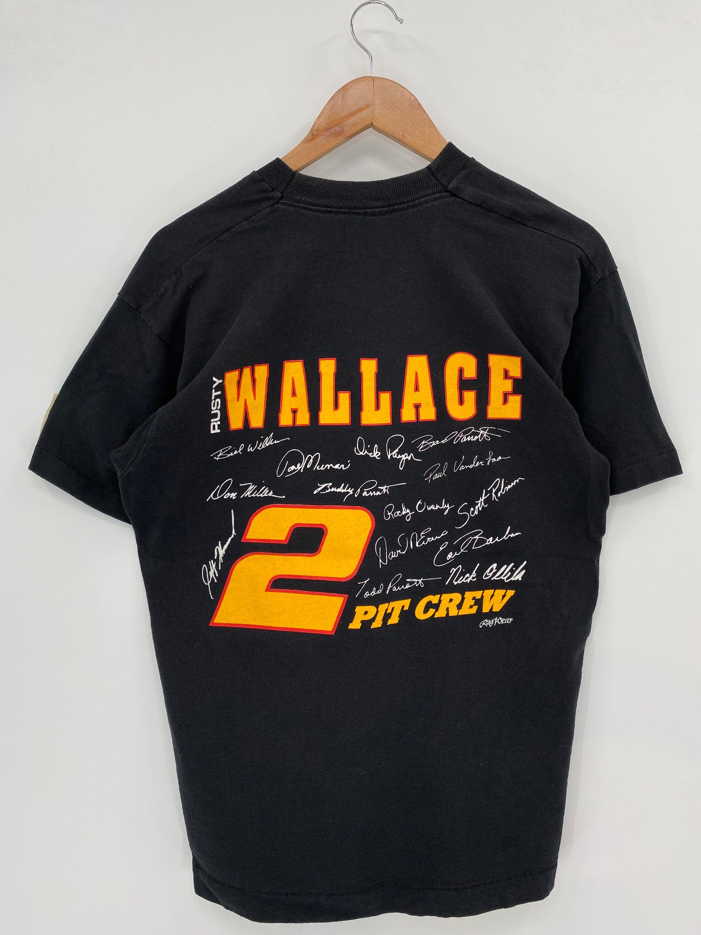 90’s RUSTY WALLACE Size No tag (Approx.L) Racing T-shirt / A4813