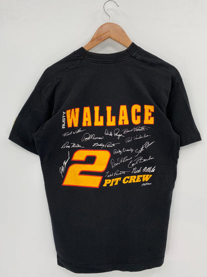 90’s RUSTY WALLACE Size No tag (Approx.L) Racing T-shirt / A4813