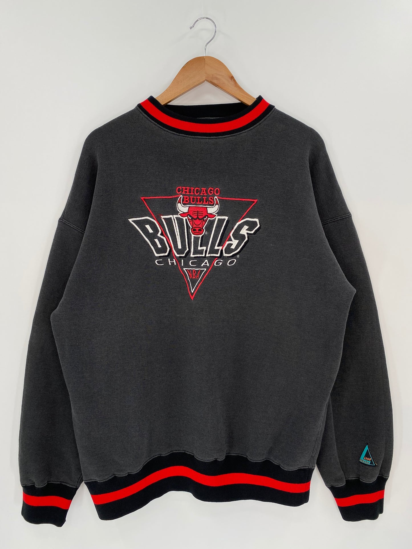 90’s CHICAGO BULLS Size XL Vintage NBA Sweat-Shirt   / 9337
