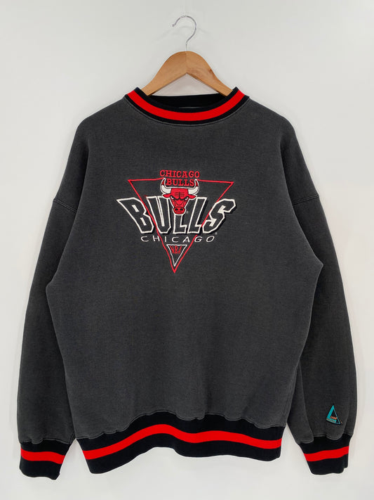 90’s CHICAGO BULLS Size XL Vintage NBA Sweat-Shirt   / 9337