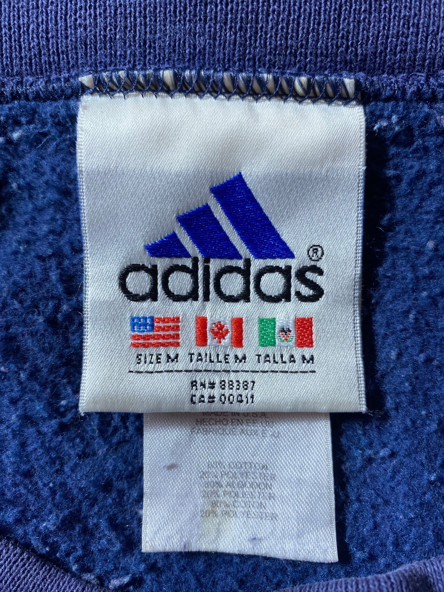 90’s ADIDAS Made in USA Size M Vintage Sweat-shirt  / A5617