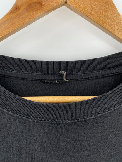 2002 THE ROCK vs HOLLYWOOD HULK Size No Tag (Approx. XXL) Vintage WWF T-shirt / 8463