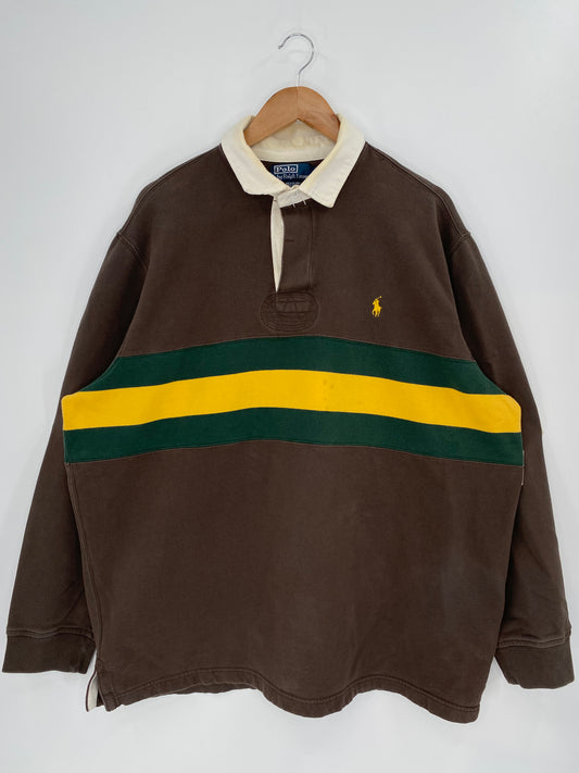 Vintage Polo Sports Ralph Lauren Size XXL Rugby-Shirt / 9352