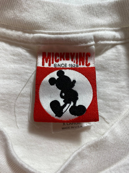90's DISNEY MICKEY Made in USA Size XL Vintage T-Shirt / A3203