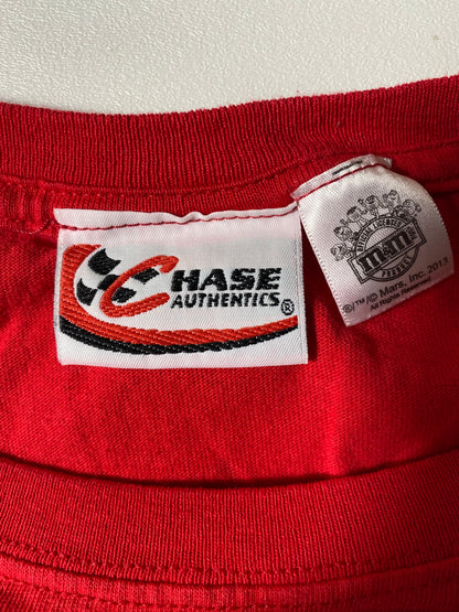 Vintage NASCAR KYLE BUSCH M&M’s RACING Size XXL Racing T-shirt / K3277