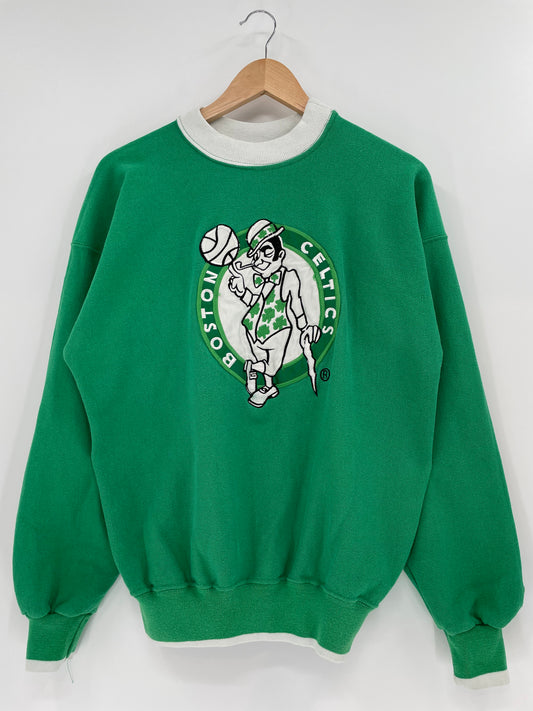 90’s Boston Celtics Made in USA Size L Vintage NBA Sweat-shirt / K1442