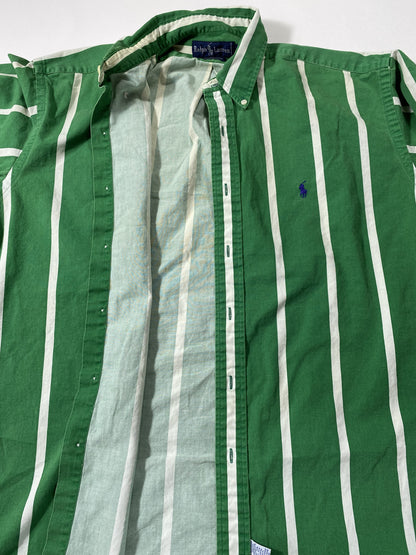 90’s POLO RALPH LAUREN Size L Button Down Long Sleeve Shirt / K5913