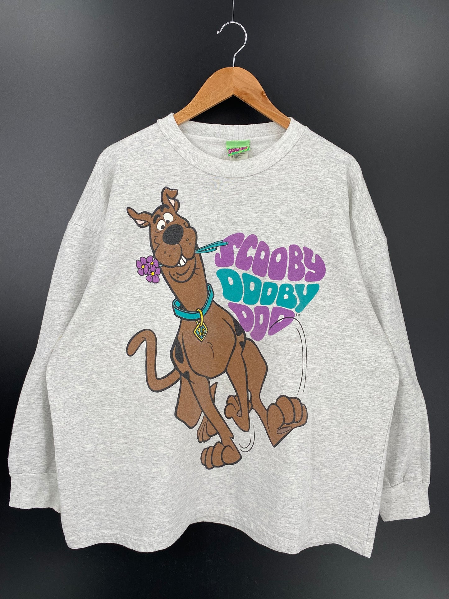 1998 SCOOBY DOO Made in USA Size Approx.XL Vintage Sweat-shirt / K1437