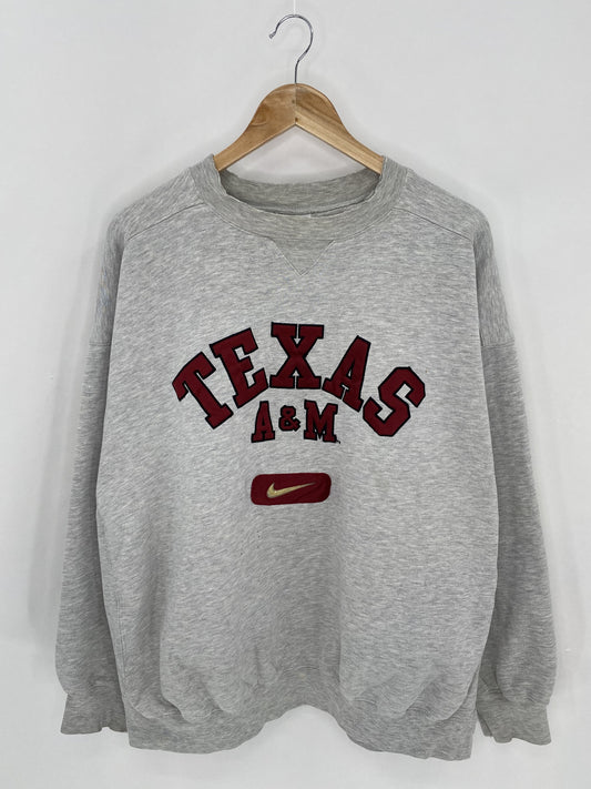 90's NIKE TEXAS Size XXL Vintage Sweat-shirt  / K5920