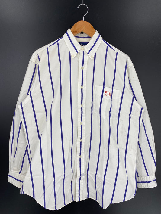 90's POLO RALPH LAUREN Size M Vintage Button Down Shirt / E6130B