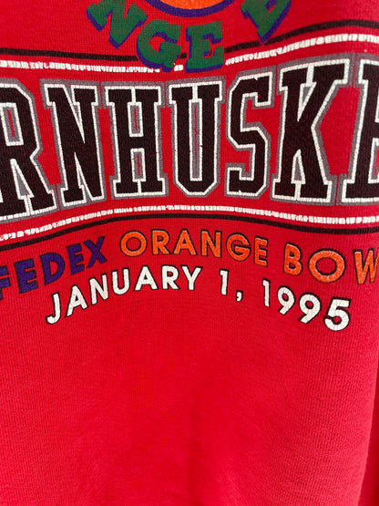 1995 GALT SAND Nebraska Cornhuskers Size L Vintage Sweat-shirt / K1445