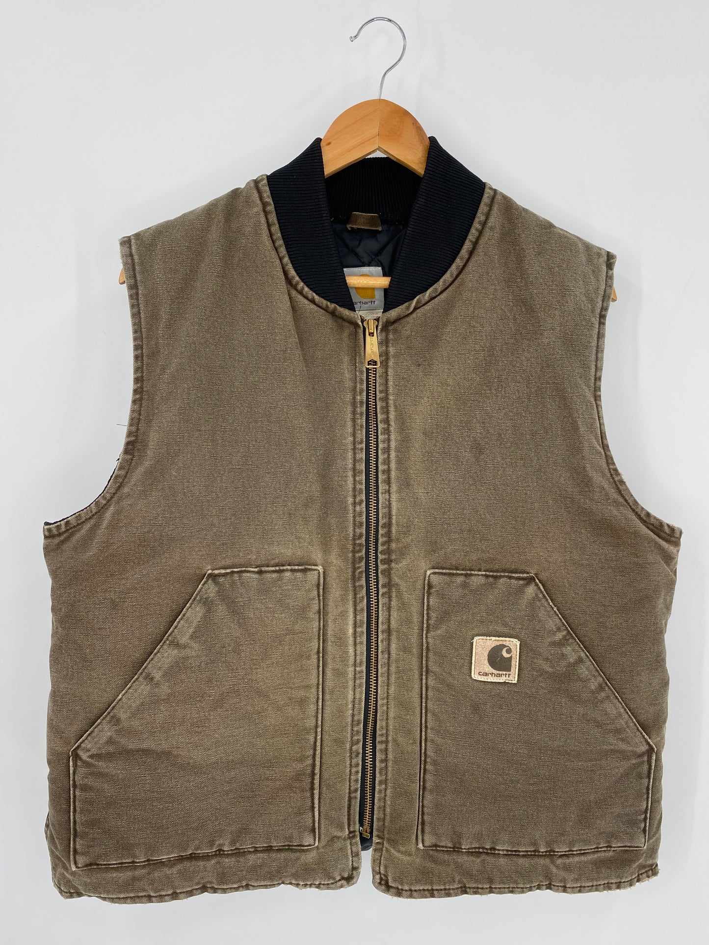 Vintage CARHARTT Made in USA Size L Vest / k302