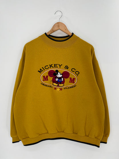 90’s DISNEY MICKEY Size XL Vintage Sweat-shirt / 9146