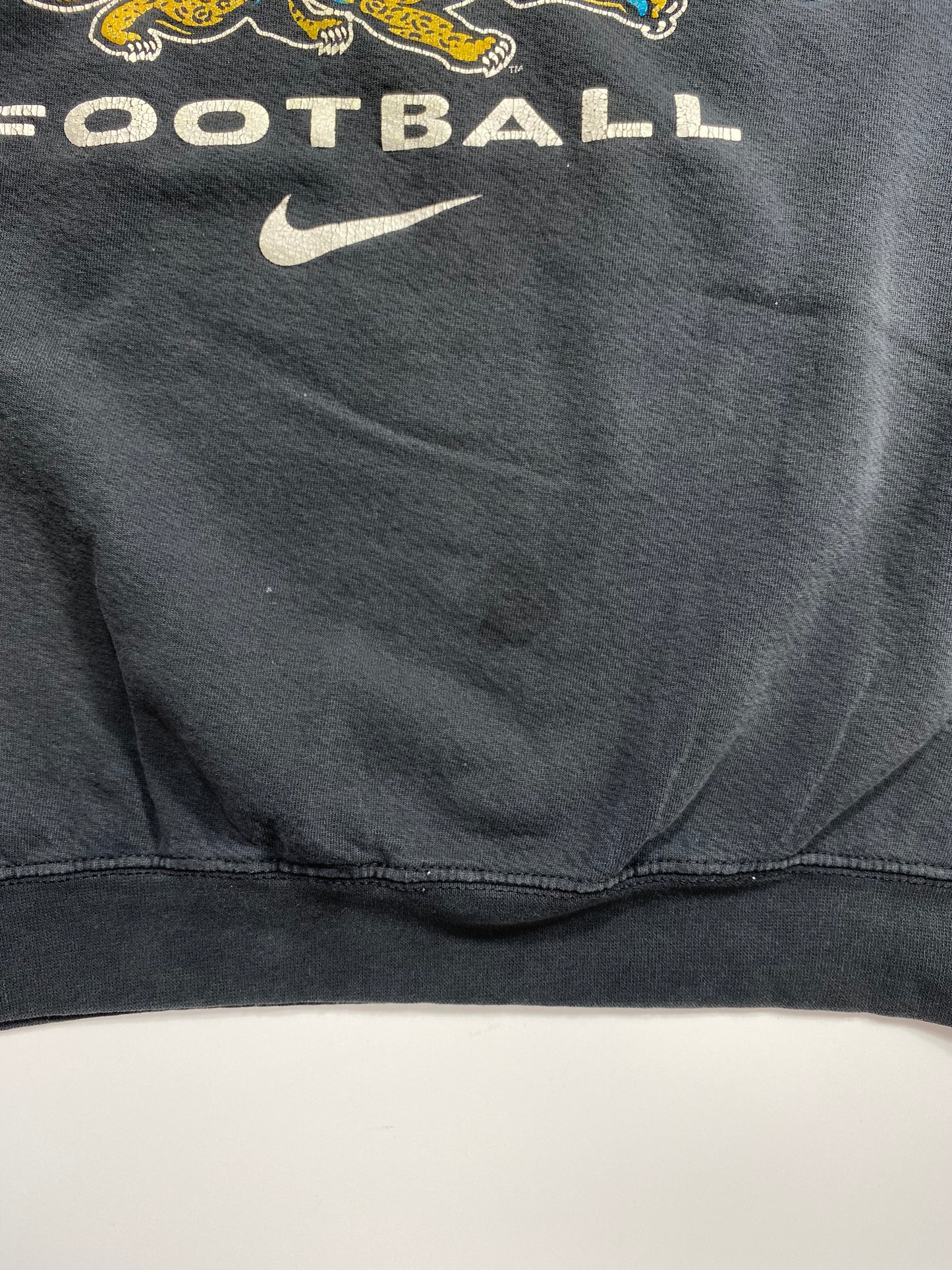 90’s NIKE JAGUARS FOOTBALL Made in USA Size M Vintage NFL Sweat-shirt / 6635