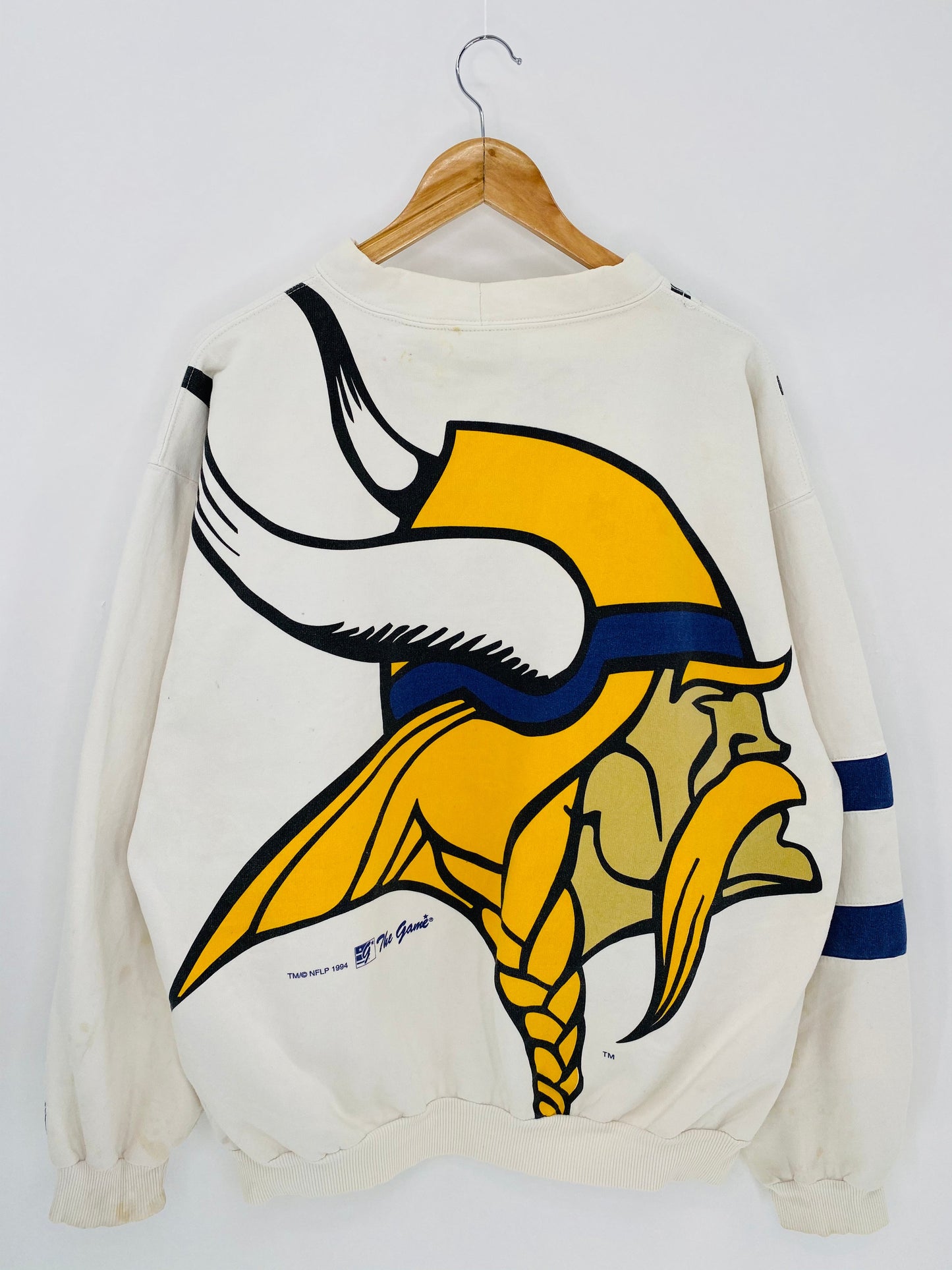 90's VIKINGS Size XL Vintage NFL Sweat-shirt / k7210