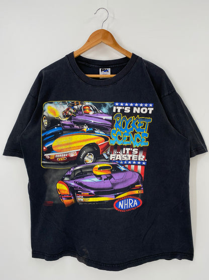 90’s NHRA DRAG RACING Size XL Vintage T-Shirts / K3998