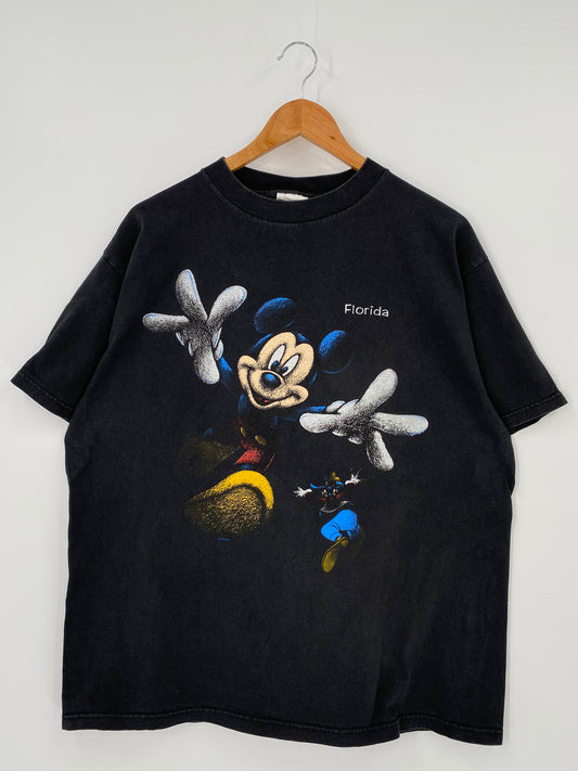 90’s DISNEY FLORIDA Size XL Vintage T-Shirts / K4087