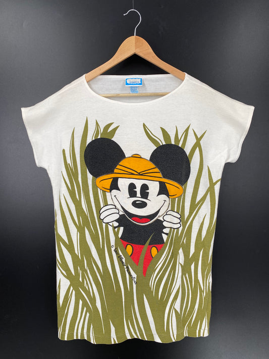 90’s DISNEY MICKEY Size M Vintage T-Shirts / K3017