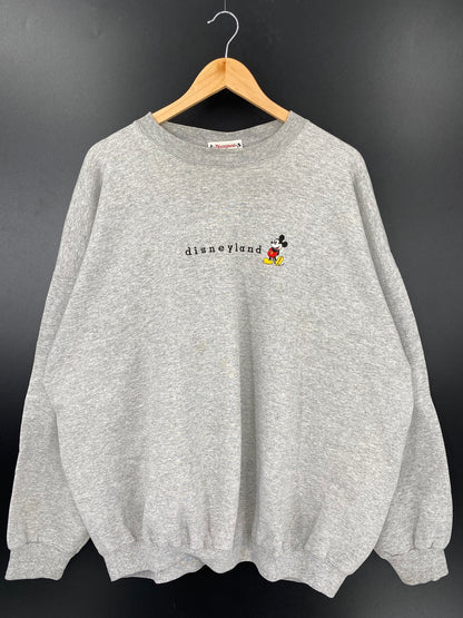 00’ DISNEY LAND MICKEY Made in USA Size XXL Vintage Sweat-shirt / K3290