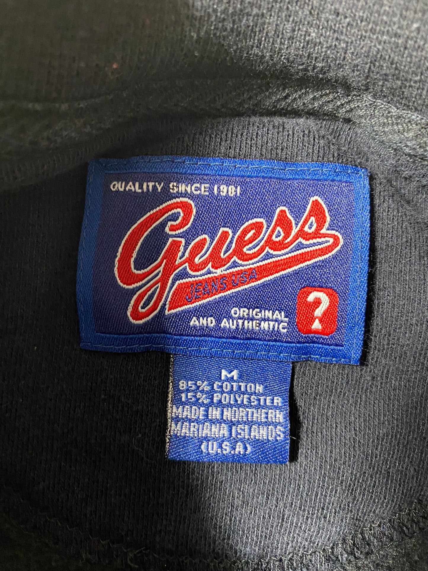 00' GUESS JEANS Size M Vintage Sweat-Shirt / 9360