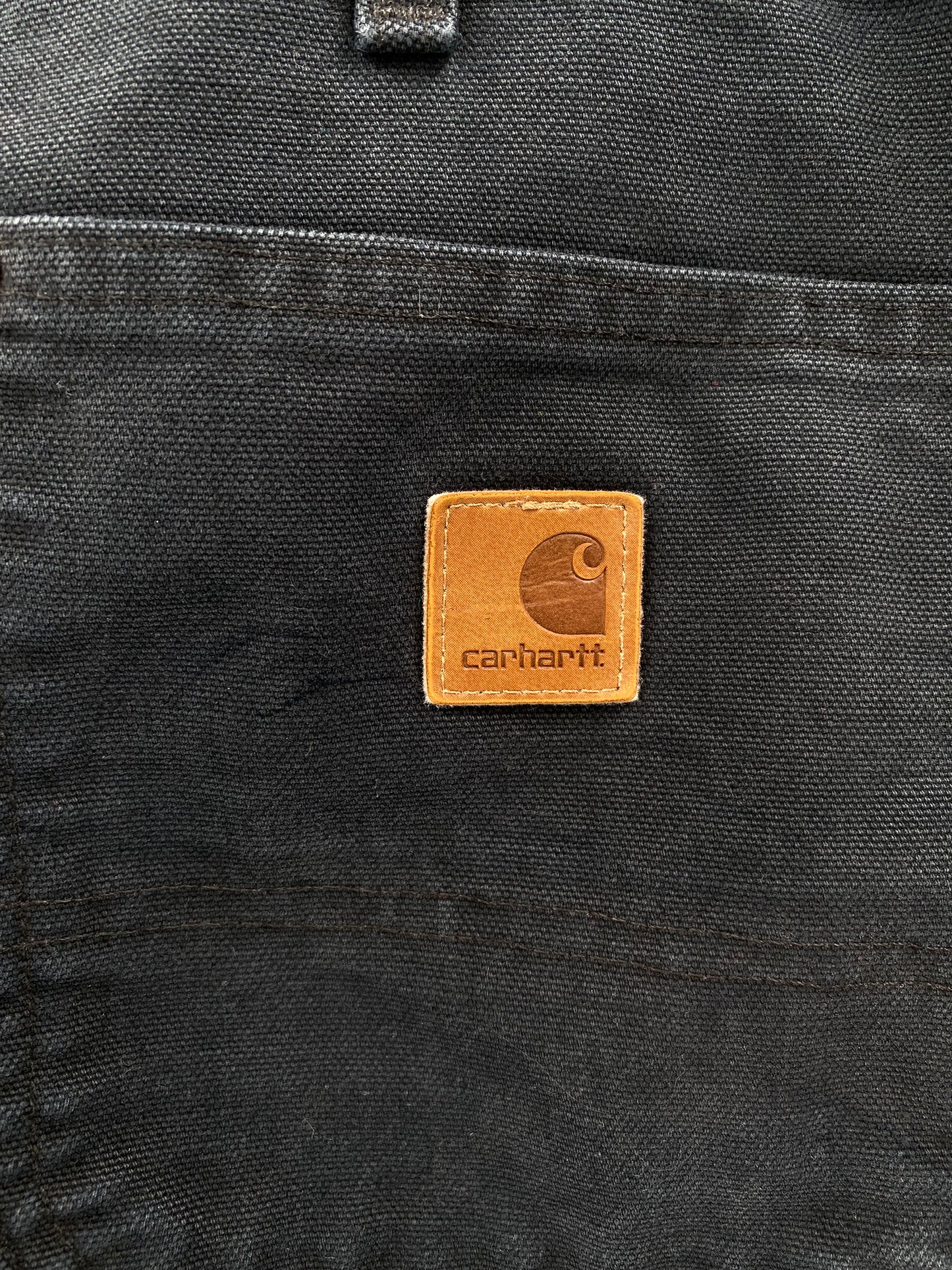 Vintage Carhartt Size 33x32 Double Knee Duck Pants / K3573