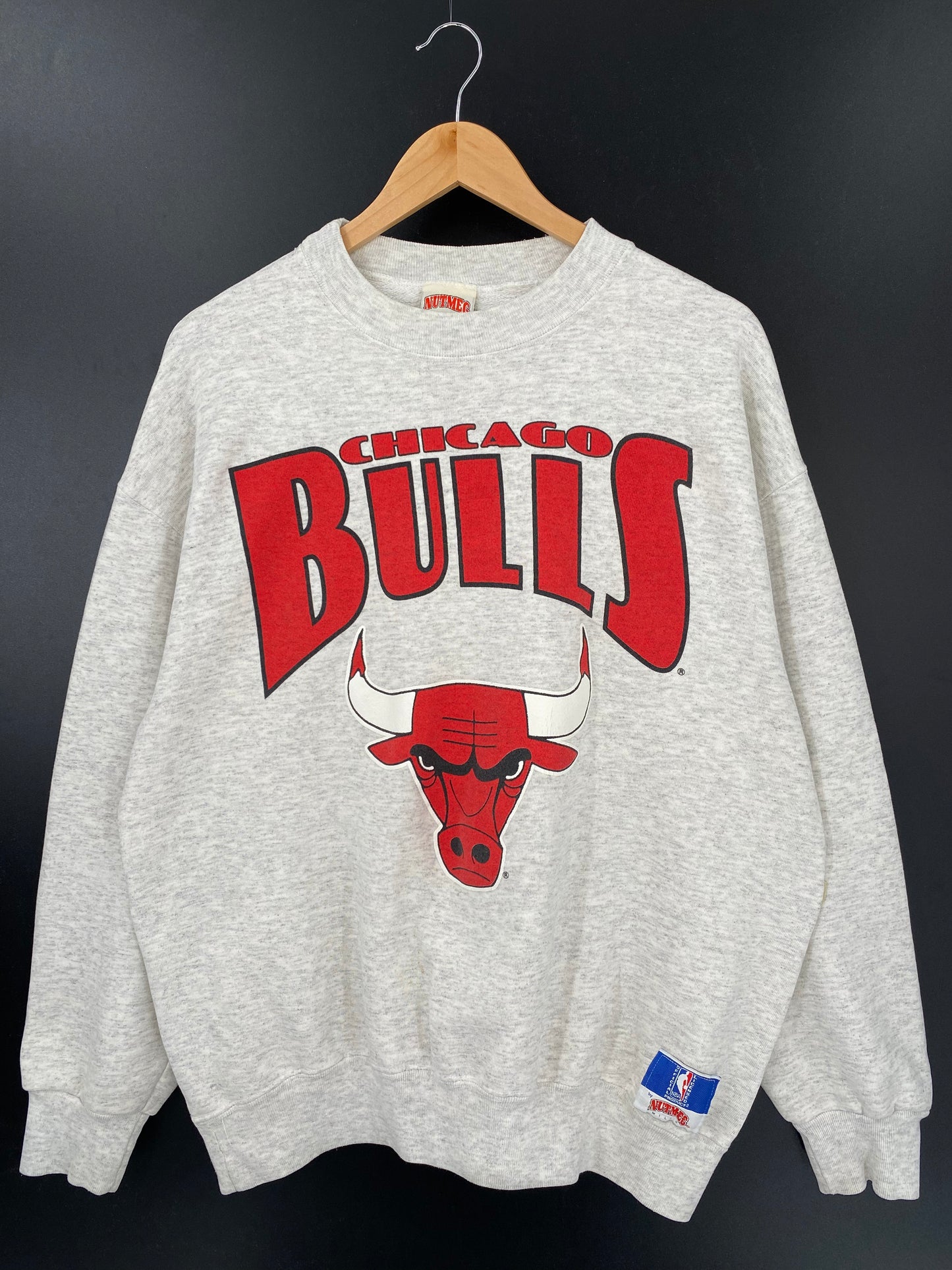 90’s CHICAGO BULLS Made in USA Size XL Vintage NBA Sweat-Shirts / K2421
