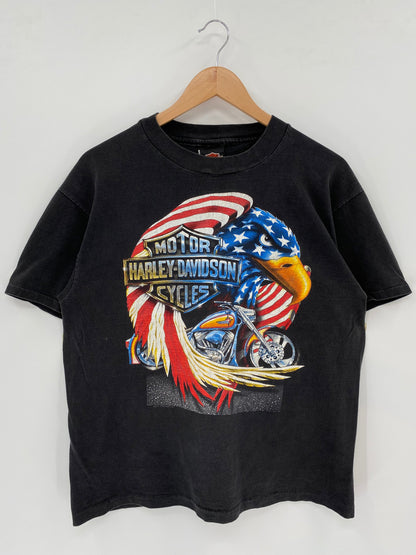 90’s HARLEY DAVIDSON Made in USA Size L Vintage T-Shirts / A3765