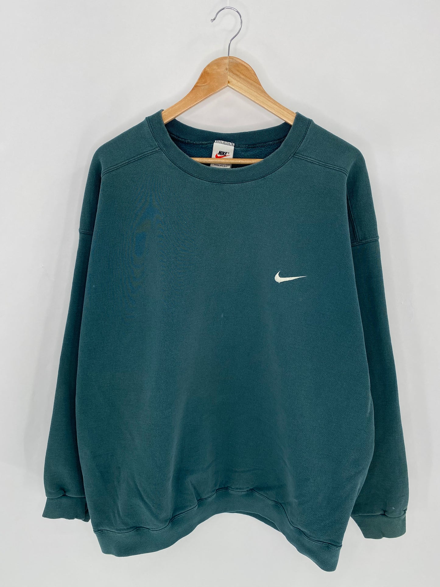 90’s NIKE Mini Swoosh Made in USA Size XXL Vintage Sweat-shirt / 6844