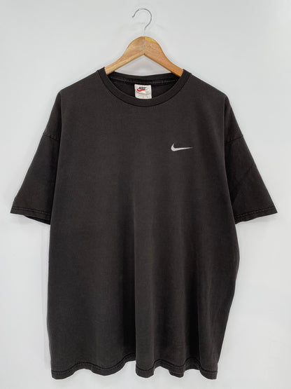 90’s NIKE Mini Swoosh Made in USA Size XXL Vintage T-shirt / 8394