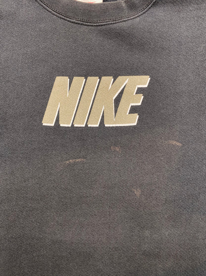 90’s NIKE Logo Made in USA Size M Vintage Sweat-Shirt / 5574
