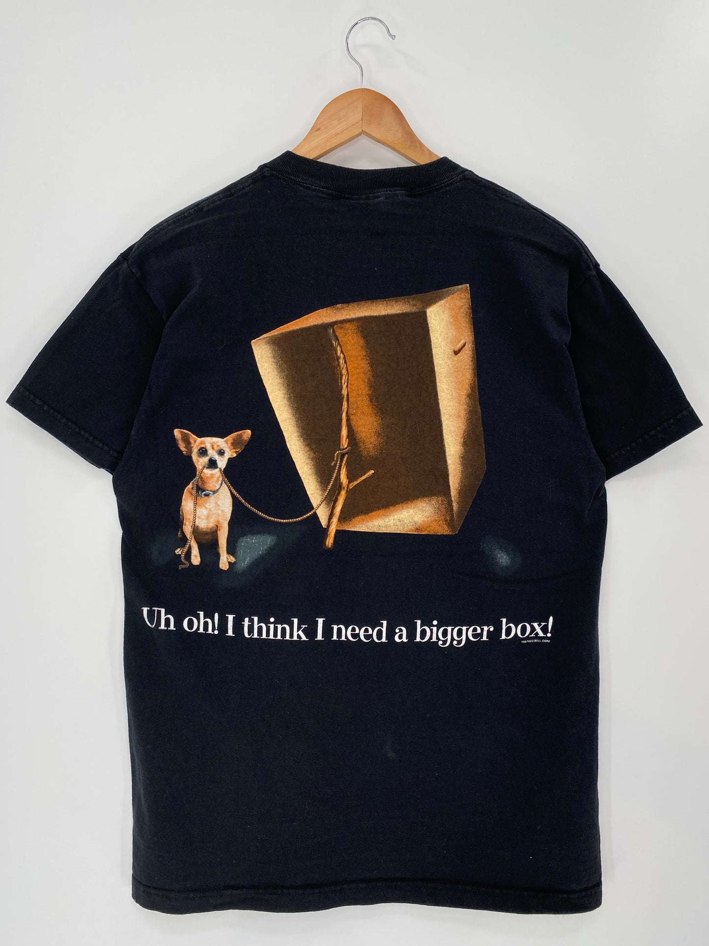 1998’ TACO BELL CORP CHIHUAHUA  Made in USA Size M Vintage T-Shirt / 9986