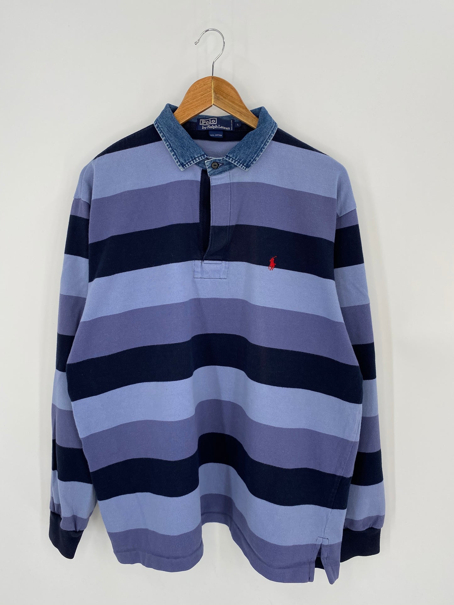 Vintage Polo Ralph Lauren Size L Rugby-Shirt / 7745