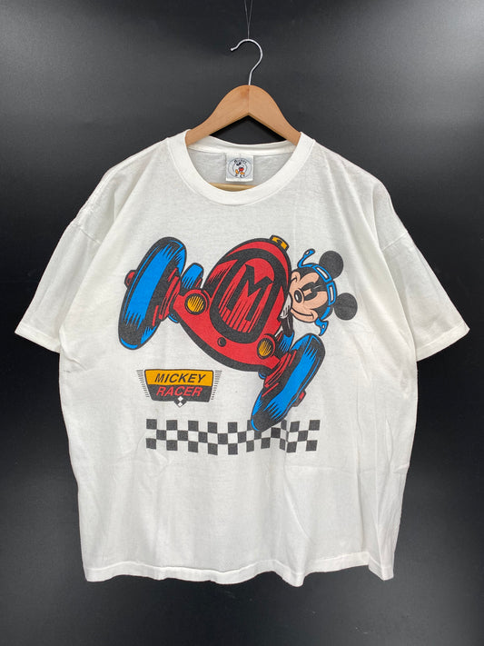 90’s DISNEY MICKEY Made in USA Approx. Size XL Vintage T-shirt / K4074