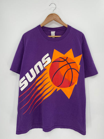 90's PHOENIX SUNS Made in USA Size XL Vintage NBA T-Shirt / 8828