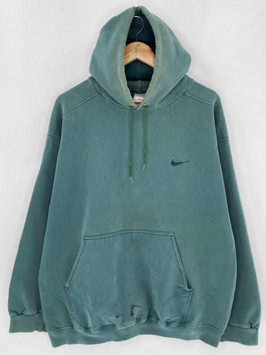 90’s NIKE MIni Swoosh Size L Vintage Hoodie Sweat - Shirts / 5858