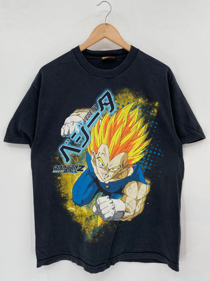 2008' DRAGON BALL Z VEGETA Size No tag (Approx.XL) Vintage T-Shirt / K1906