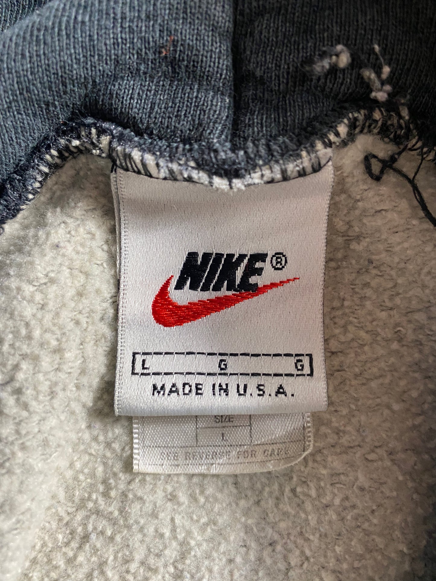 90’s NIKE Made in USA Size L Vintage Hoodie Sweat-shirt / K2125