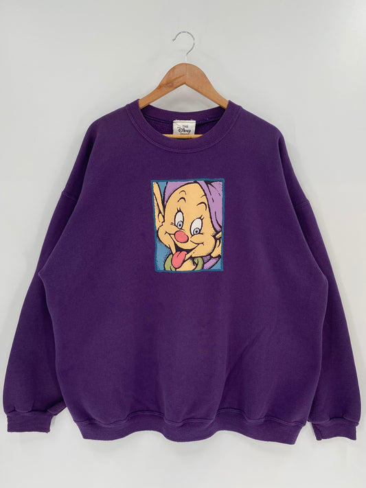 00' DISNEY DOPEY Made in USA Size XXL Vintage Sweat-shirt / A712