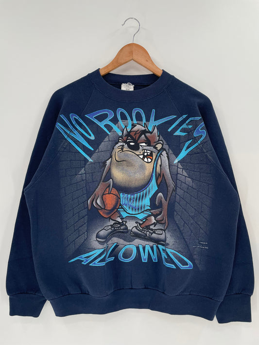 1996 LOONEY TUNES TAZ Size XL Vintage Sweat-Shirt / A2441