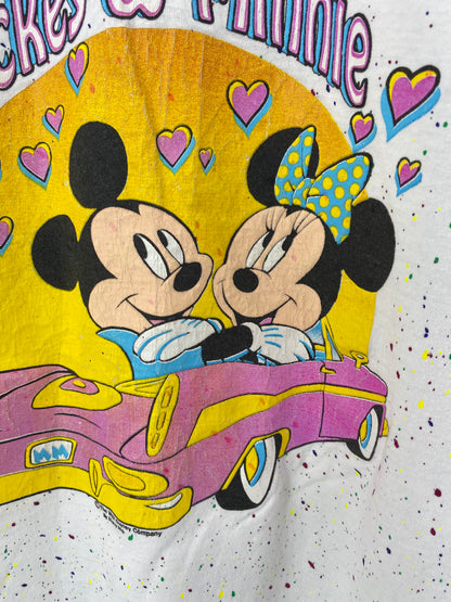 90’s  DISNEY MICKEY AND MINNIE FLORIDA  Size XL Vintage  T-Shirt / 9592