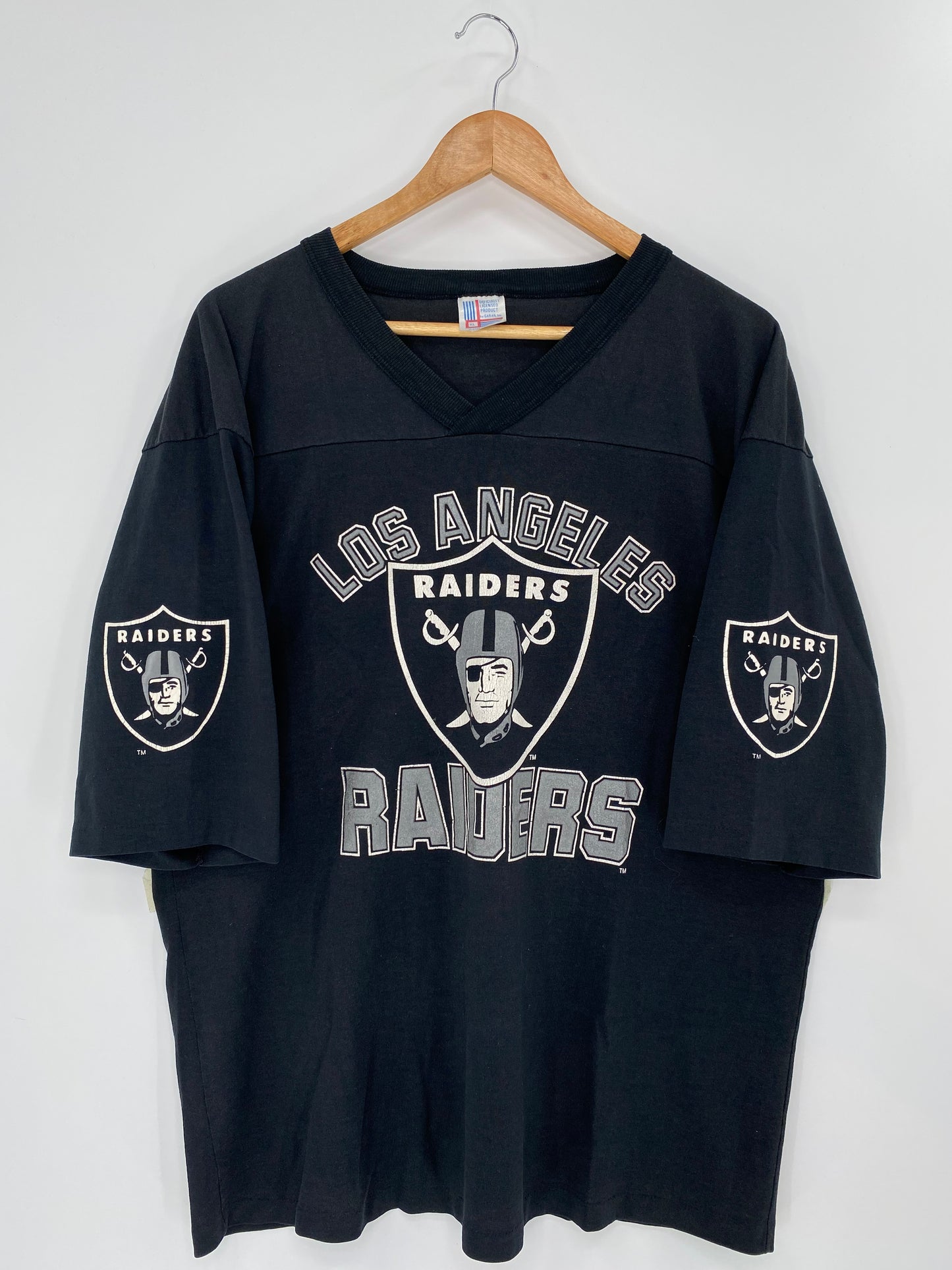 90's LOS ANGELES RAIDERS  Made in USA Size XL Vintage NFL T-Shirt /9965