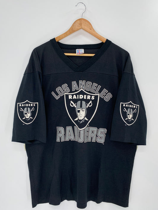 90's LOS ANGELES RAIDERS  Made in USA Size XL Vintage NFL T-Shirt /9965