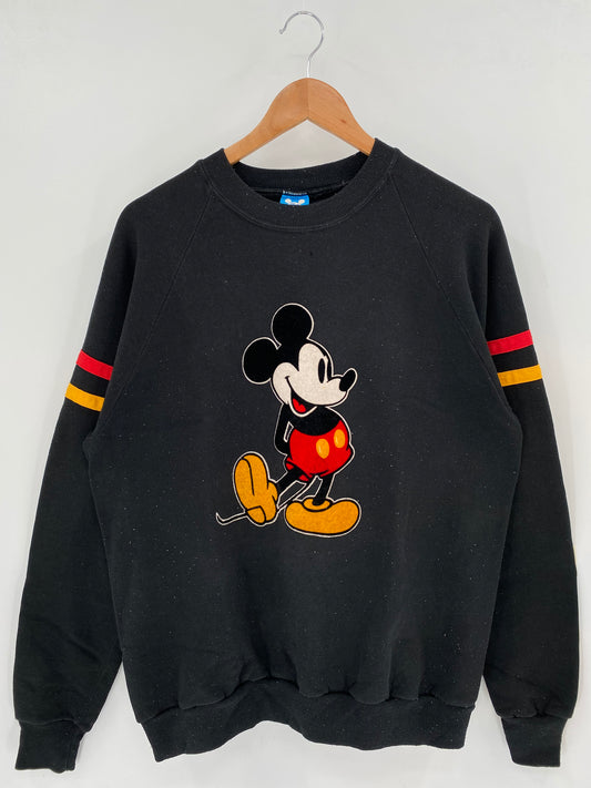 80’s DISNEY MICKEY Made in USA Size XL Vintage Sweat-shirt / K3630