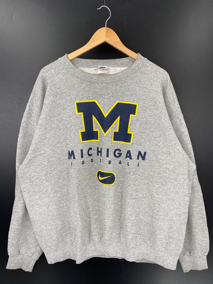 90’s NIKE MICHIGAN Made in USA Size XL Vintage Sweat-Shirts / K2850